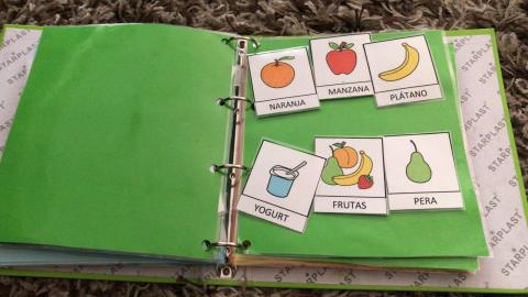 cuaderno comunicacion logopedia