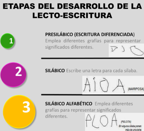 ETAPAS LECTURA Y ESCRITURA 
